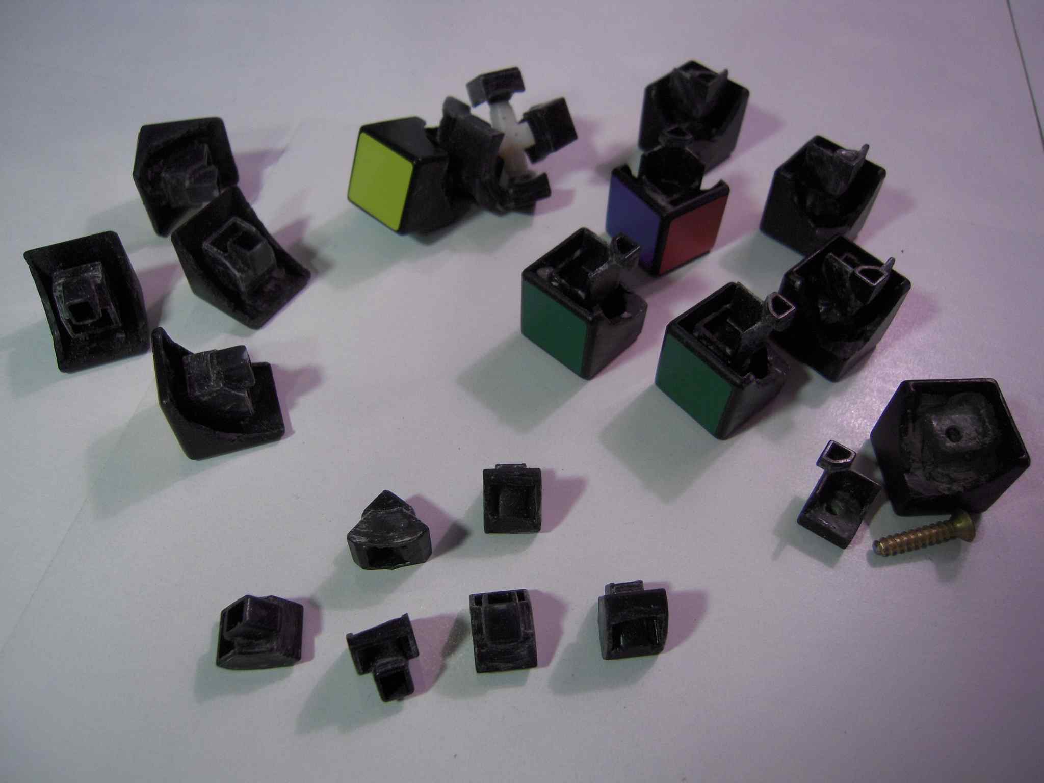 The 2&times;2&times;3 fully disassembled