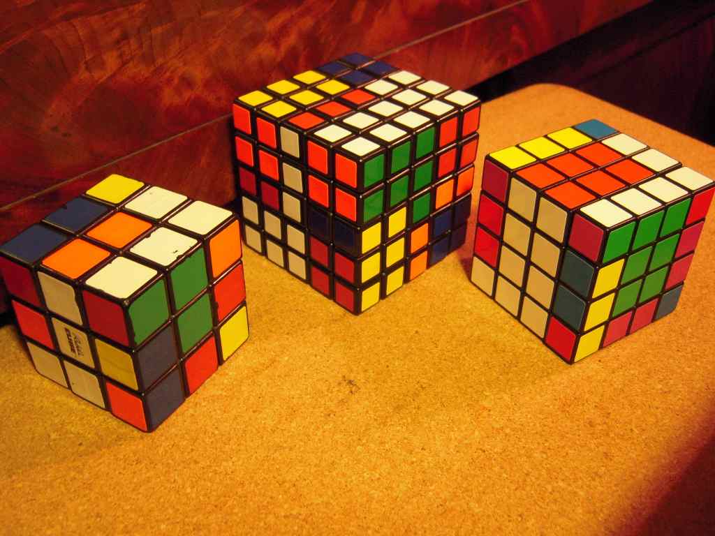 The 3&times;3&times;3 emulated on a 1989 5&times;5&times;5 and a modern Eastsheen 4&times;4&times;4