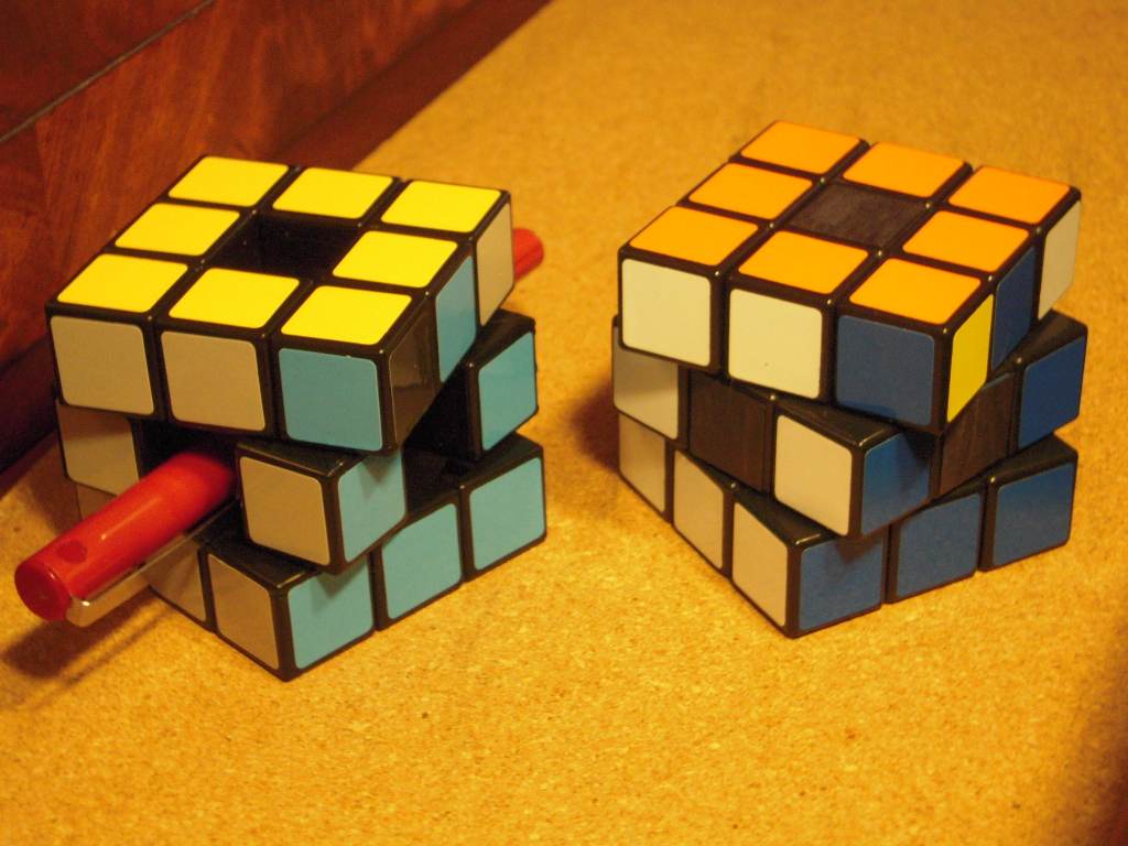 Void Cube emulated by a 3&times;3&times;3