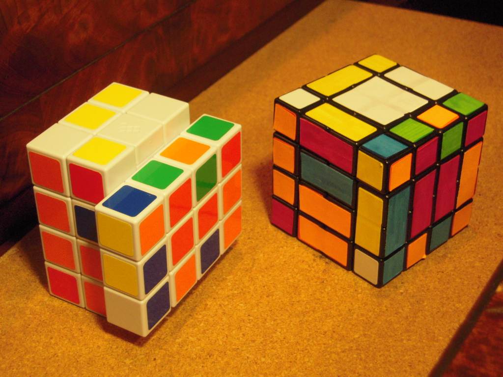 The 3&times;3&times;4 in a locked position